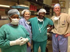 Surgical team at Mater Dei Hospital